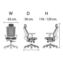 ERGONOMIC OFFICE CHAIR HARA CHAIR URUUS-2 ORANGE