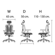 ERGONOMIC OFFICE CHAIR HARA CHAIR V-TYPE BLACK