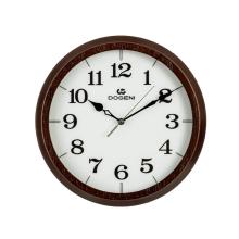 WALL CLOCK DOGENI WNW005DB 12 DARK BROWN