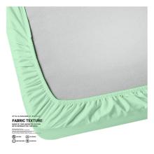 BEDSHEET SET 4FT 2PCS BED CLIP MICROTEX LIGHT GREEN