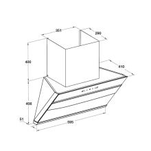 CHIMNEY HOOD HAFELE VENICE60 60CM