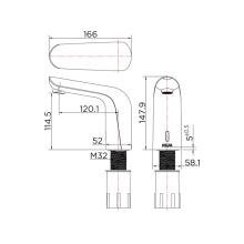 BASIN FAUCET SENSOR KARAT FAUCET KF-01-015-50