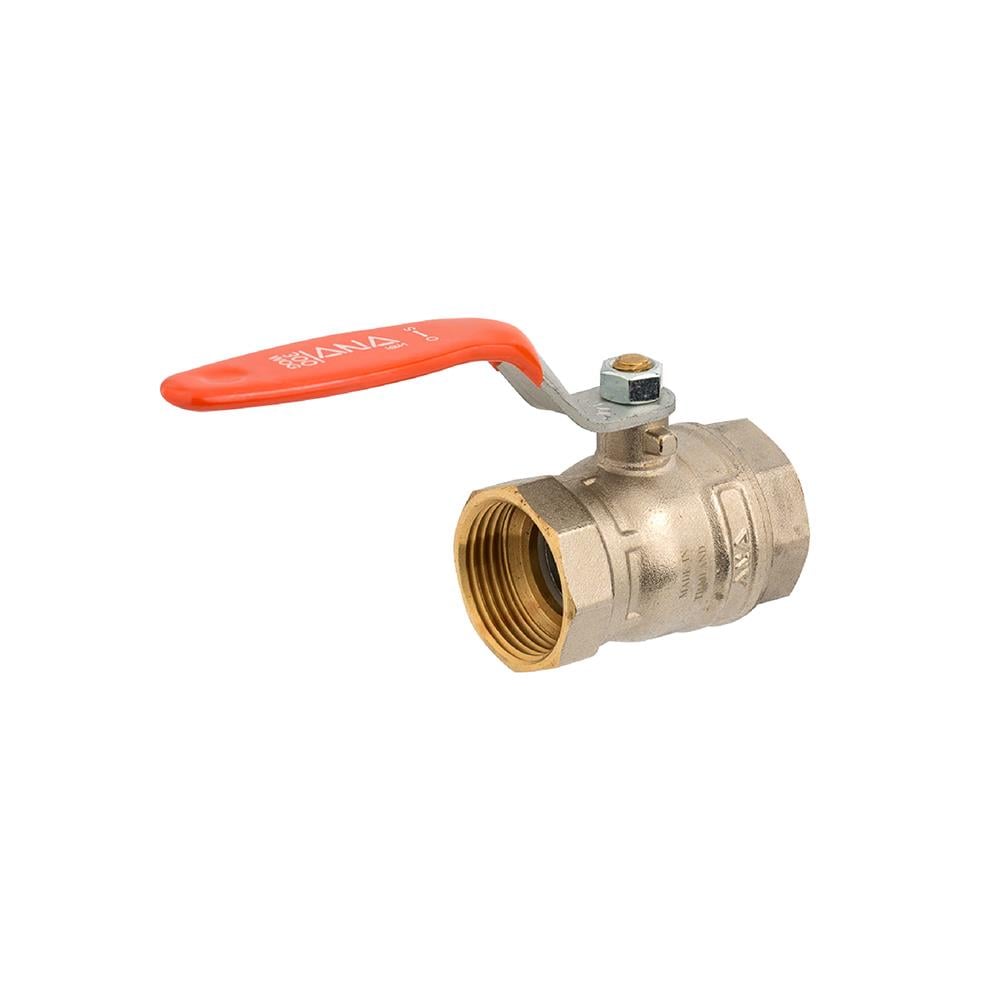 BALL VALVE STEEL HANDLE ANA 3IN ORANGE