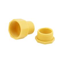 CONDUIT CONNECTOR ELITE 3/8IN YELLOW 4PCS/PACK