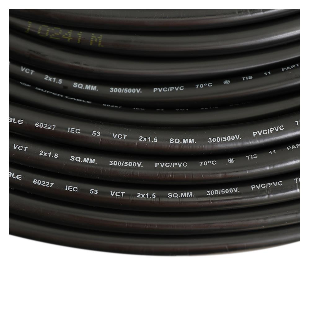 VCT Electric Wires S SUPER VCT 2X1 5 SUPER 100M, | Komnit Express