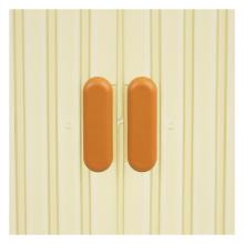 STORAGE BOX WITH SLIDING DOOR STACKO MEET 60X37X40CM WHITE/BROWN