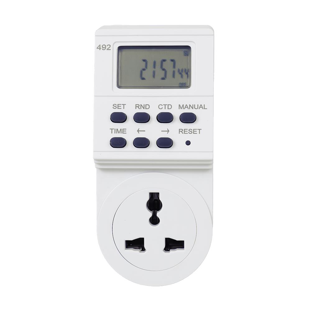 DIGITAL OUTLET TIMER PACO 3-PRONG 7-DAY