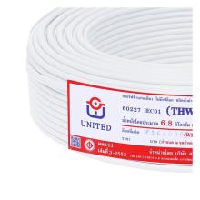 THW ELECTRIC WIRE IEC01 UNITED 1X6SQ.MM 100M WHITE