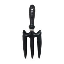 GARDEN HAND FORK WITH PLASTIC HANDLE SPRING BLACK