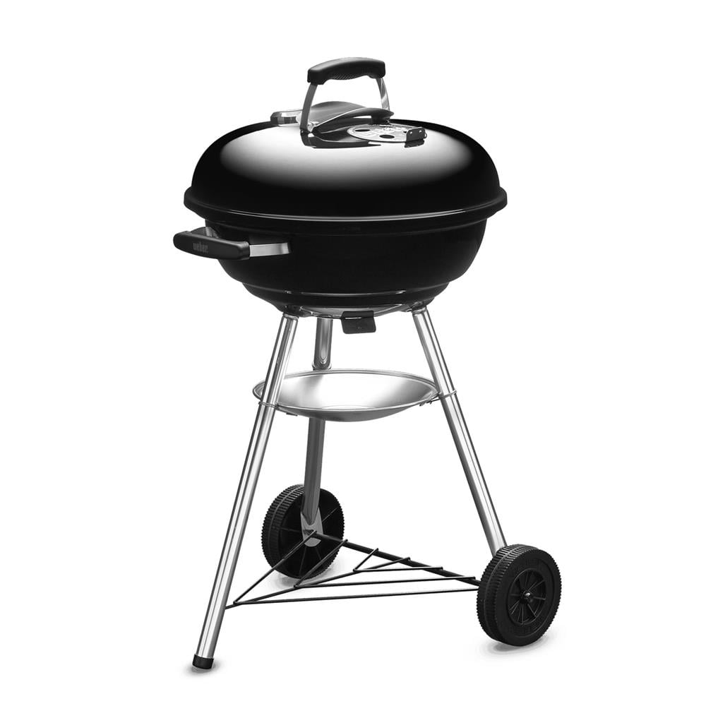 CHARCOAL BBQ GRILL WEBER COMPACT 47CM BLACK