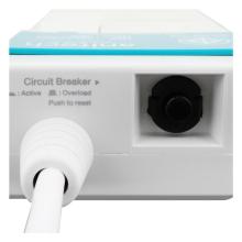POWER STRIP ANITECH H605-BL 5-OUTLET 1-SWITCH 3M BLUE