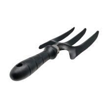 GARDEN HAND FORK WITH PLASTIC HANDLE SPRING BLACK