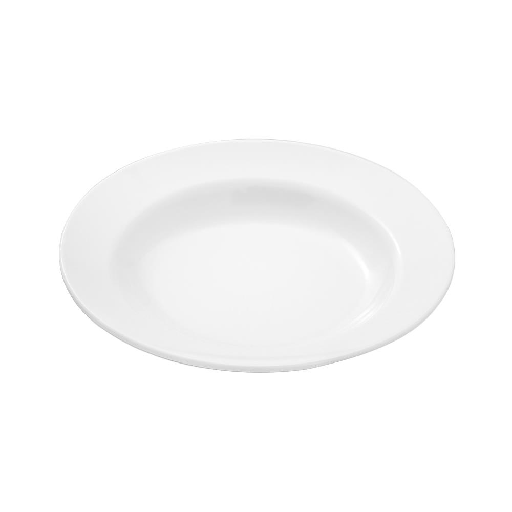 MELAMINE DEEP PLATE 8IN BEST BUY CLASSIC WHITE