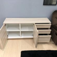 LOW CABINET SB FURNITURE ALEECE 19196344 CANYON OAK/WHITE