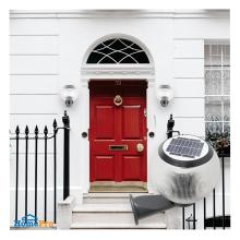 SOLAR OUTDOOR WALL SCONCE LUMAX 74-00002_1 24W DAYLIGHT/COOL WHITE/WARM WHITE BLACK