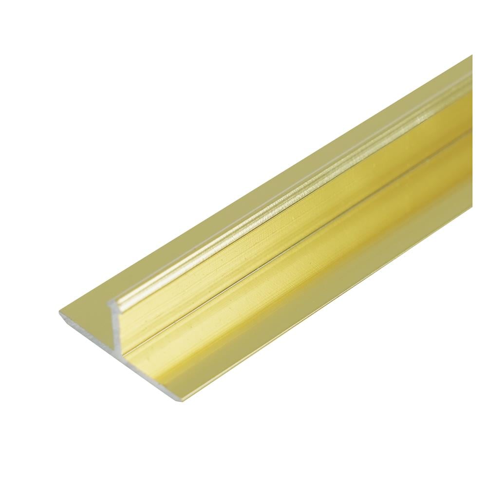 ALUMINIUM DIVIDING STRIP TARA 2 M 2M GOLD