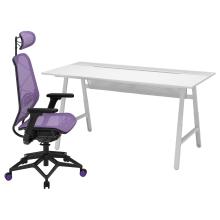 FREDDE / STYRSPEL Gaming desk and chair - black/grey